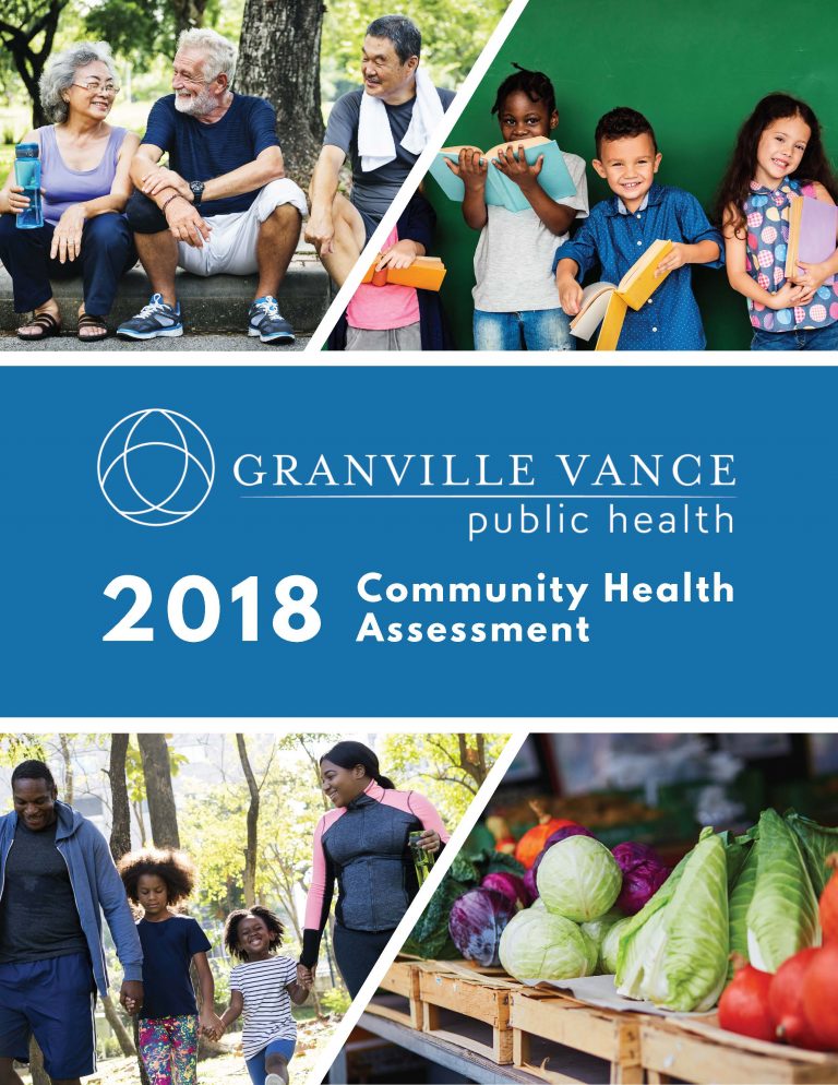 Granville Vance Public Health 2018 Community Health Assessment cover